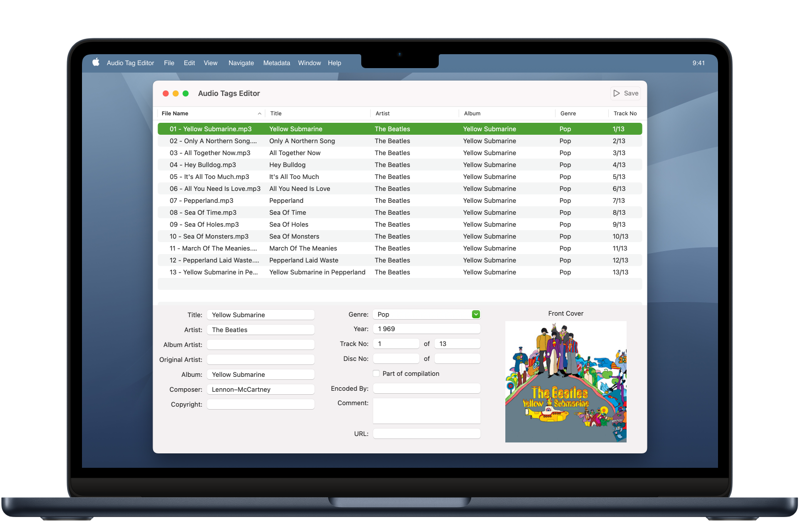 Audio Tags Editor